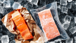 fresh salmon vs frozen salmon