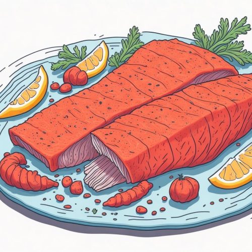 salmon steak